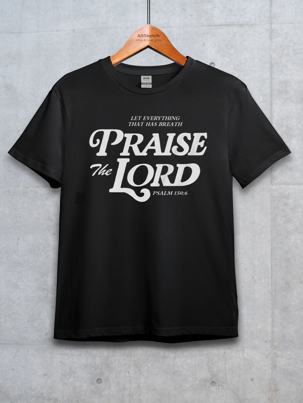 AltSketch Praise the Load Crew Neck T shirt for men.